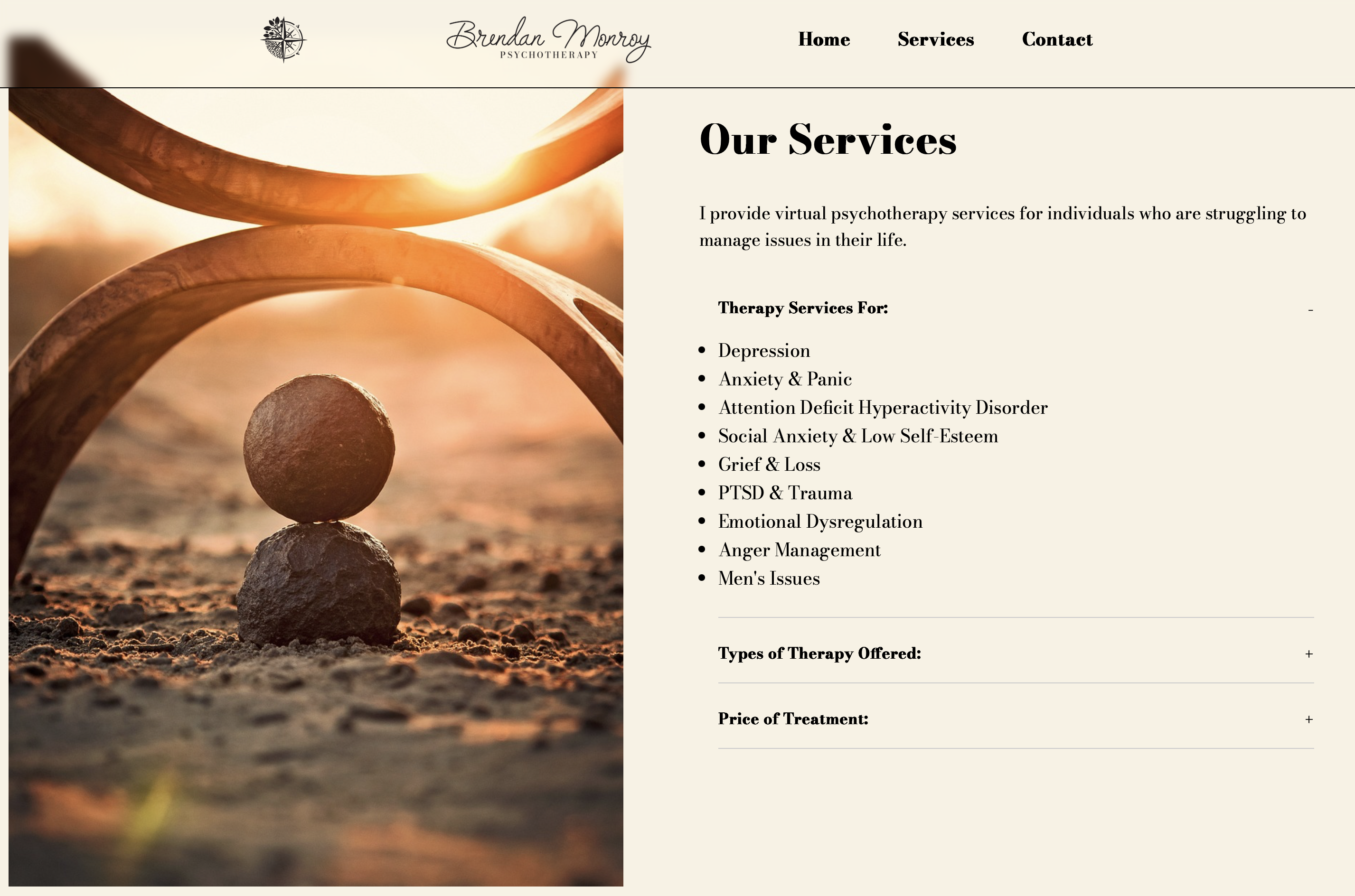 Brendan services page